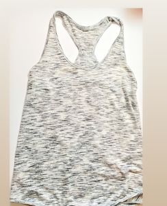 Lululemon Athletica gray heathered racerback top